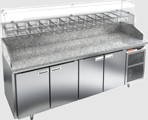 Стол холодильный HiCold PZ3-1111/GN