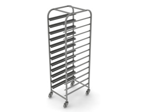 Тележка-шпилька для гастроемкостей Hessen ТШУ-12 нерж