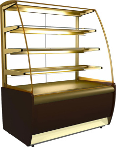 Витрина кондитерская Kayman K-ВК-900 бронза