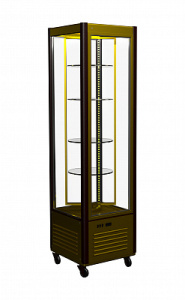 Витрина кондитерская Carboma D4 VM 400-2 0109-0102 (R400Cвр Люкс коричнево-золотой)