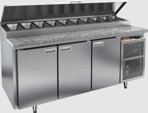 Стол холодильный HiCold PZ1-111/GN камень