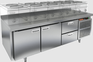 Стол холодильный HiCold GN 112/TN LT