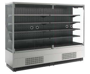 Горка холодильная Carboma FC20-07 VM 2,5-1 LIGHT фронт X0 9006-9005 (версия 2.0)