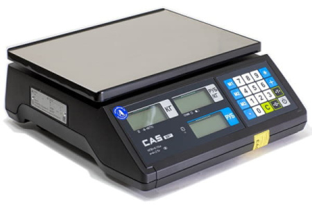Весы торговые CAS ER JR-6 CB black body