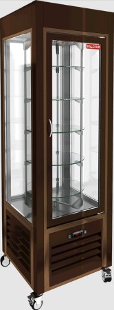 Витрина холодильная HiCold VRC 350 R Brown FR