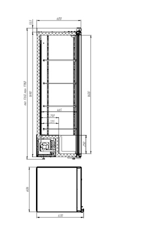 Шкаф холодильный Polair DW 104u Bravo