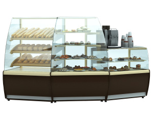 Витрина кондитерская Carboma K70 VM 0,9-12 LIGHT 0012-0109 (ВХСв-0,9д MINI)