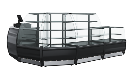 Витрина кондитерская Carboma K70 VM-3 LIGHT 0013-0430 (ВХСв-У1д)