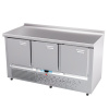 Стол холодильный Abat СХС-70Н-02 двери 3, с бортом