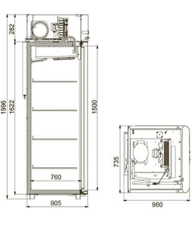 Шкаф морозильный Polair CB 107 Sm